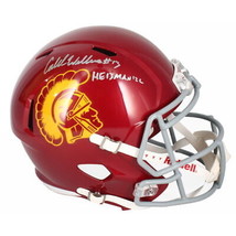 Caleb Williams Autographed &quot;HE13MAN &#39;22&quot; Trojans Full Size Speed Helmet Fanatics - £374.88 GBP