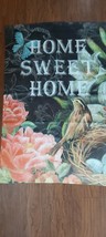 Evergreen Geoffrey Allen Home Sweet Home 3.5 X 2.5 Foot yard decor flag birds - $20.90