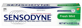 SENSODYNE Original Sensitivity Toothpaste 10 Packages x 10 Fresh Mint - £66.28 GBP