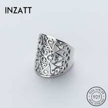 Ide hollow flower pattern 925 sterling silver ring women wedding bands ethnic style new thumb200