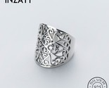 Ollow flower pattern 925 sterling silver ring women wedding bands ethnic style new thumb155 crop