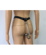 Stainless Steel Anal Hook With Leather Waist Belt - $42.00