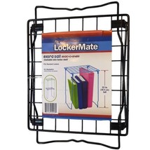 Lockermate Extra Tall 12” Stac-A-Shelf Stackable Wire Black Locker Shelf - £12.43 GBP