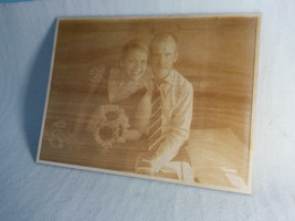 Wedding Wooden Photo Anniversary Gift Custom made with Your Picture - $111.79