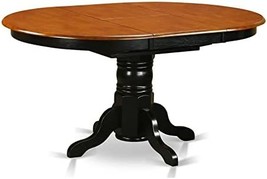 East West Furniture Dinner Ket-Blk-Tp Mid Century Dining Table, Black Finish - £333.33 GBP