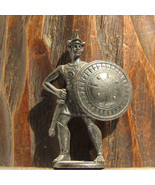 Spartan #1 Kinder Surprise Metal Soldier Figurine Vintage Toy 4 cm Gladiator - $16.82