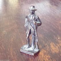 Kit Karson Kinder Surprise Metal Soldier Figurine Vintage Toy 4 cm Wild West #2 - £7.45 GBP