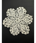 Dollhouse Miniature Vintage Round Mini Doily Lace Tablecloth 1:12 - $458.45 MXN