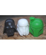 Handmade 3 x Star Wars Soap - Darth Vader, Storm Trooper, Boba Fett - £5.11 GBP