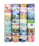 Washi Tape For Crafts Bulk Lot Wide 15mm Assorted Mix 48 Rolls - $37.91 CAD