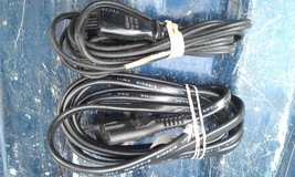 7QQ49 Power Cords, 2 Pin, 6&#39; Long, 18 Gauge: R-R-8 &amp; R-R-0, Very Good Condition - £8.14 GBP