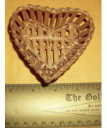 Home Treasure Decor Basket Heart Shape Woven Wicker Container Decoration... - £3.71 GBP