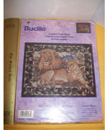 Bucilla Craft Kit Art Out Of Africa Counted Cross Stitch Tapestry Lion B... - $445.02 MXN