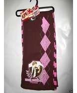 Disney High School Musical Girl Clothes Pink Scarf Brown Striped Neck Ac... - $9.08 CAD