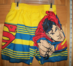 Superman Baby Clothes 24M Super Man Bathing Suit Trunks Swim Super Hero ... - £11.19 GBP