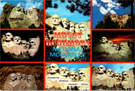 Vtg Postcard Mount Rushmore National Monument, Black Hills, South Dakota - £5.13 GBP