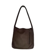 Tignanello Hobo Shoulder Bag Chocolate Brown Pebble Leather Double Strap... - €18,56 EUR
