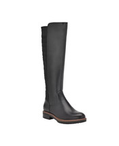 TOMMY HILFIGER Women&#39;s Famian Riding Boots 6M US Black - £73.57 GBP