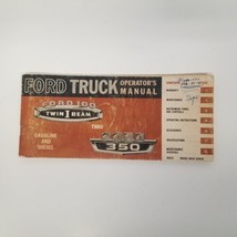 1960s Ford Truck Operator's Manual, Twin I Beam Thru F-350, Form 3651-65 - £17.01 GBP