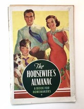 Vintage The Housewife’s Almanac a book for homemakers 1938 Booklet - £8.64 GBP