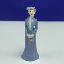 Franklin Mint Ladies Fashion porcelain figurine 1983 miniature 1902 Clem... - £18.57 GBP