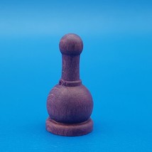 Clue Rustic E2482 Professor Plum Purple Wood Token Replacement Game Piec... - $1.67
