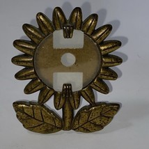 Miniature Brass Sunflower Picture Frame By AMC  - $28.04