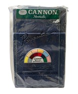 Cannon Monticello No Iron Luxury Percale Standard Pillowcases Navy New O... - $16.99