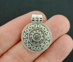 Win The Lottery Energy Infused White Light Magick Sacred Geometry Silver... - $59.39