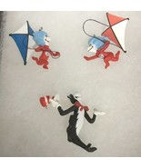 Hallmark Cat in the Hat Plus Thing 1 and Thing 2 Miniatures/ Ornaments G... - $20.29 CAD
