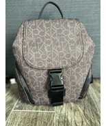 Calvin Klein Brown Logo Print  Backpack  Style H2DK9NB3 Nwt Msrp $178 - £61.93 GBP