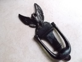 Eagle Door Knocker in Black Wrought Iron - $20.00