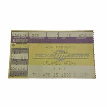 1999 WCW Wrestling ticket 4/15 Thunder Orlando Diamond Dallas Page v. Stevie Ray - £19.57 GBP