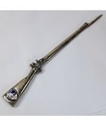 Vintage Boston Massachusetts letter opener musket rifle bayonet silver m... - €21,42 EUR