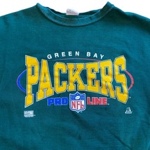 Vintage Pro Line Green Bay Packers Crew Neck Sweatshirt XL Riddell 1995 - £18.14 GBP