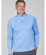 NWT Mens IBKUL Periwinkle MEGAHEAT Quarter Zip Long Sleeve Mock M L XL XXL - €60,05 EUR