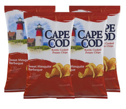 Cape Cod Kettle Cooked Potato Chips Sweet Mesquite Barbeque, 8.0 OZ (Pac... - $37.61