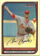 2008 Bowman Chrome Refractor Chris Carpenter 60 Cardinals - £0.78 GBP