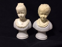 AVON Cologne 18th Century Classic Figurines Young Boy & Girl Decanter Bottles - $9.52