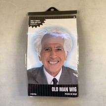 Old Man Wig Larry David Bernie Sanders Costume Bald White Hair Halloween... - £11.71 GBP