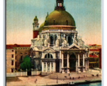 Church of Santa Maria Della Salute Venice Italy UNP Unused DB Postcard G18 - $3.51