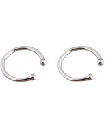 Anyco Earrings Fashion Minimalist Ear Cuff Clip Sterling Silver Unisex W... - $27.63 CAD