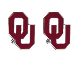 Oklahoma Sooners Post Stud Logo Earring Set Ncaa Charm Oklahoma Sooners ... - $7.91