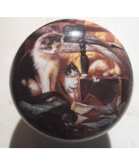 Ceramic Cabinet Knobs w/ Barn Cat #4 domestic - $7.27 CAD