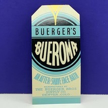 Perfume label 1920 art deco ephemera advertising Buergers Bueroma after ... - $11.77