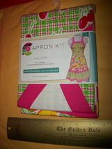 Craft Gift Thread Kit Apron Women Clothing Sew Summer Fruit Fabric Panel Cherry - £14.88 GBP