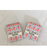 First Seneca bank matchbooks vintage defunct bank advertising - $27.08 CAD