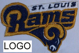 Saint Louis Rams Logo  Iron On Patch - £3.92 GBP