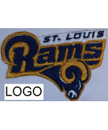 Saint Louis Rams Logo  Iron On Patch - $113.18 MXN