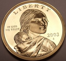 United States 2003-S Sacagawea Cameo Proof Dollar~See R Proofs~Free Ship... - $5.48
